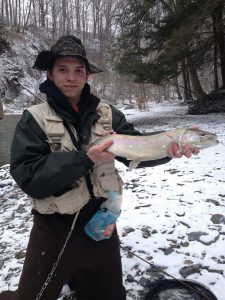 Man holding fish