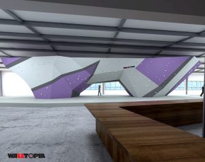 Climbing wall rendering