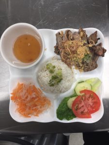 Plate of Pho food