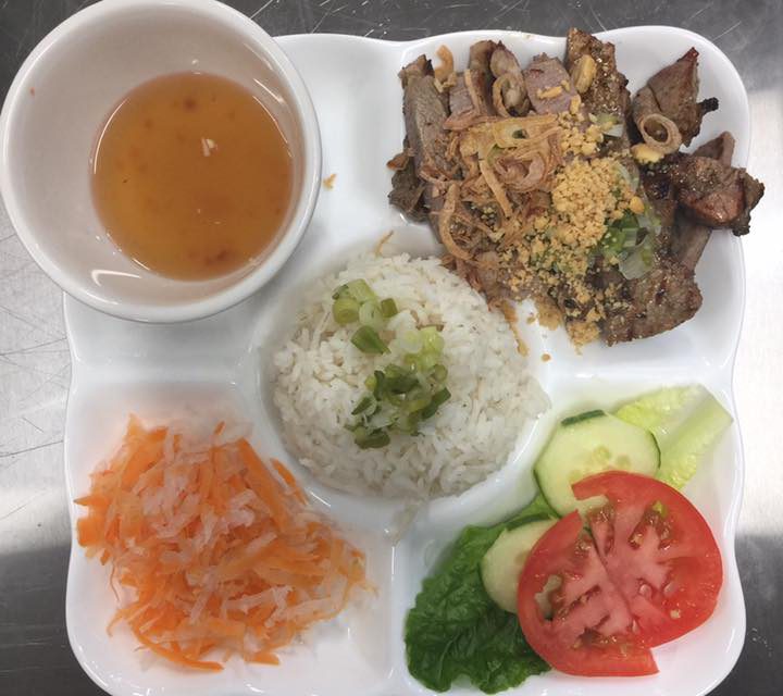 Plate of Pho food