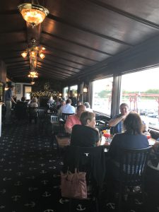 Customers dining at Silver Shores Restaurant