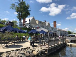 Lakeside dining