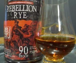 Rebellion Rye whiskey from Red Pump Spirits